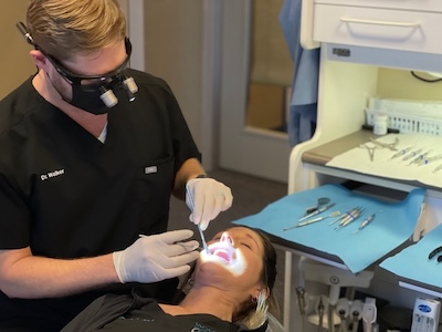 patient receiving treatment