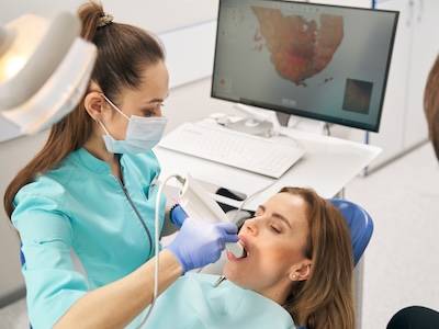 doctor with smiling patient